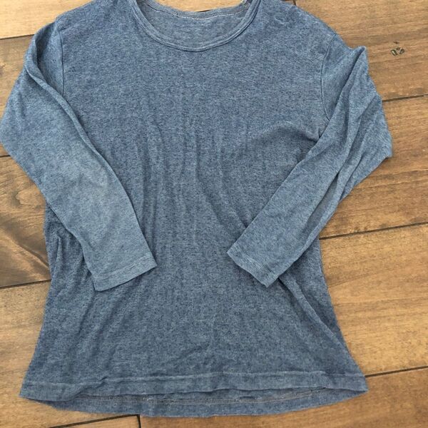 売り尽くしSALE★最安値★グンセ★インナーに部屋着にパジャマに長袖Tシャツカットソー★サイズ130★ストレッチ抜群