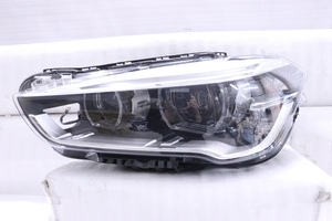 33-18★美品★前期 LED F48 BMW X1★左ヘッドライト 63.11-7495005-06 ブラック 純正★BMW (YM)