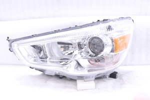 33-314★美品★後期 HID GA4W RVR★左ヘッドライト STANLEY P9136 打刻:1C ユニット メッキ 純正★三菱 (UK)