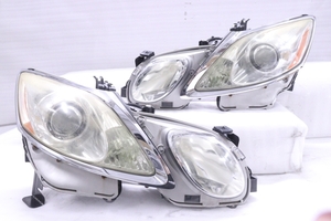 32-1062★HID GRS191 GWS191 レクサスGS HV★左右ヘッドライト KOITO 30-321 20 ユニット メッキ 純正 GS350 GS460 GS450h★レクサス (KK)