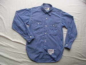 ENGINEERED GARMENTS engineered garment cotton car n blur - material work shirt size XS MADE IN USA