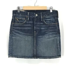  Ralph Lauren * Denim / tight miniskirt [2/155/70A]RALPH LAUREN/ regular agency tag *BG842