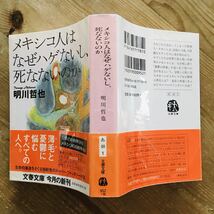 メキシコ人はなぜハゲないし、死なないのか 明川哲也 文春文庫 初版_画像2