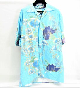 Gucci グッチ Oversize paper effect bowling shirt SIZE:46 メンズ 衣類 □UF3729