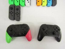 Nintendo Switch 純正Joy-Con 純正Proコントローラー 計20個 大量セット ジャンク品▽A3626_画像4