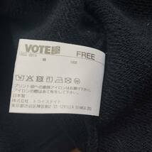 VOTE make new clothes リメイクスウェット羽織りカーディガン トレーナー オーバーサイズ ビッグシルエット ブラック_画像7