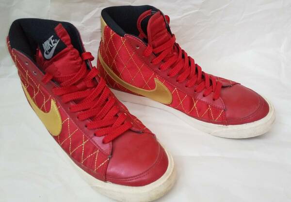 NIKE BLAZER MID '09 ND／ナイキ ブレーザー／371761-600／RED／2010年製／26.5ｃｍ／匿名配送無料