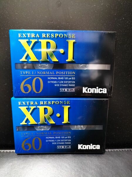  カセットテープ・KONICA・XR・Ｊ・60分2本・ノーマルポジション。
