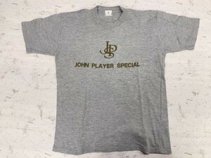 【送料無料】 JOHN PLAYER SPECIAL スポーツ タバコ・ブランド 企業もの オールド レトロ 古着 半袖Tシャツ カットソー メンズ グレー