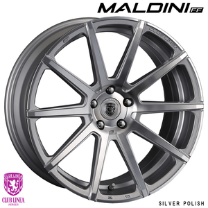 送料無料 クラブリネア MALDINI FF 8J-19 +45 5H-112 (19インチ) 5H112 8J+45【1本】