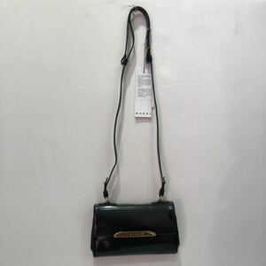 【MARNI】レザーショルダーバッグ カーブレザー マルニ ブラック 牛革 PHMO0017Y0 ts202403