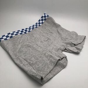 150cm 152 11歳〜12歳　新品 ZARA ザラ ジュニア ボクサー ブリーフ 前閉じ 薄グレー　ウエスト　水色　白　格子柄