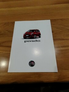 [ new goods ] Fiat Panda catalog rare new goods unused goods obtaining absolute impossible 2018 year that time thing 