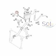 ベンツ W168 W219 W220 クーラントレベルセンサー A160 A190 CLS350 CLS500 CLS550 CLS55 CLS63 S320 S350 S430 S500 S600 S55_画像2