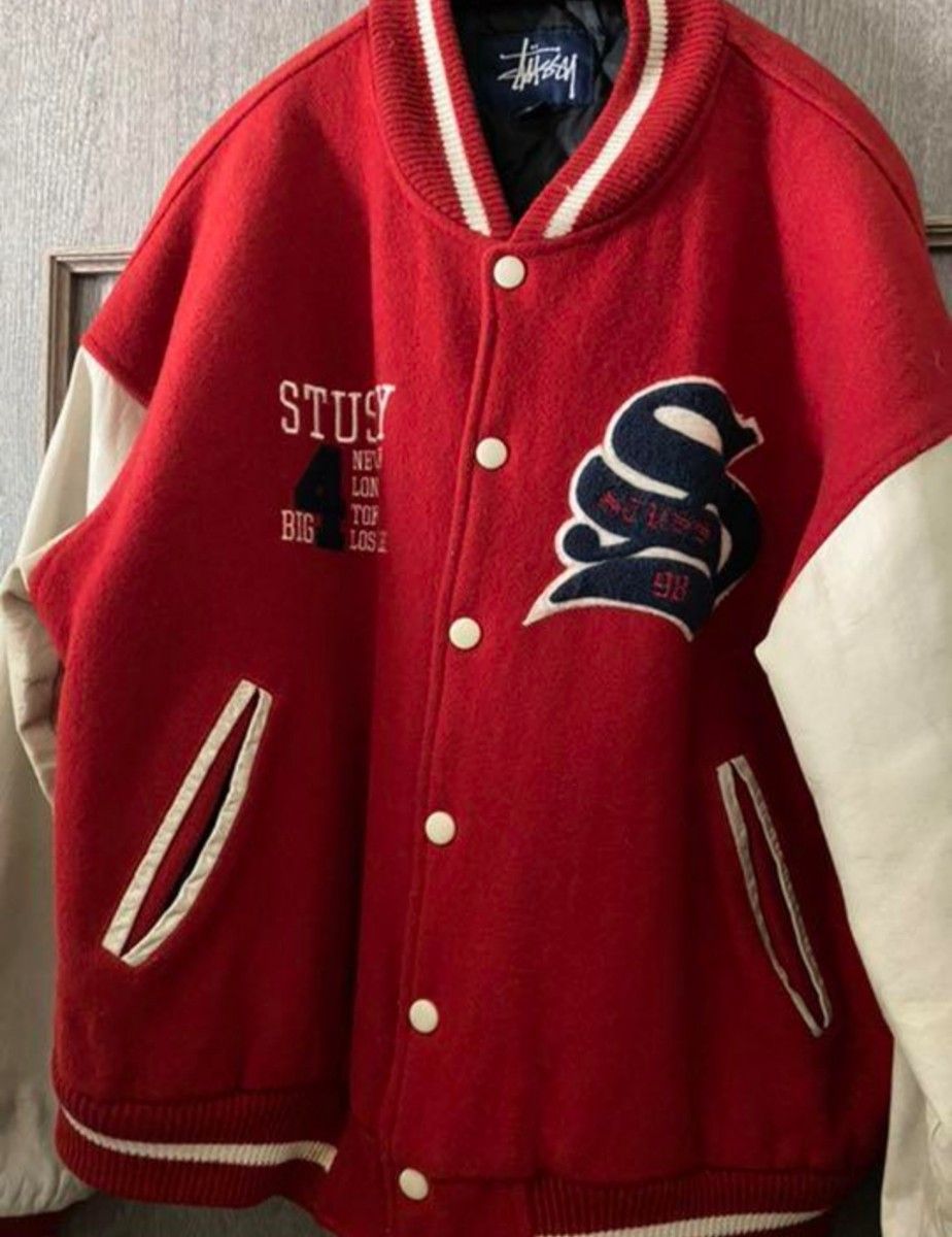 コムドットゆうた着用】【土日大特価】 stussy スタジャン 美品