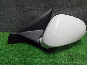 [ including carriage ] H28 year Alpha Mito ABA-955142 left door mirror white [ZNo:05001296] 74127