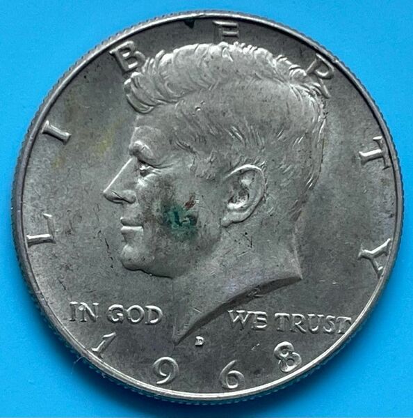 ケネディ銀貨1968 Dハーフドルコイン