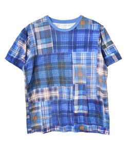 Whiz Limited ウィズリミテッド チェックTシャツ プリント パッチワーク 半袖Tシャツ ストリート 25467 - 623 53