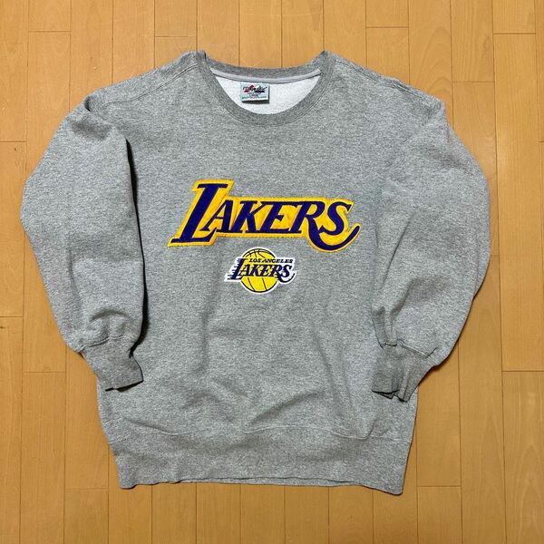 【激レア】Los Angeles Lakers スウェット　レイカーズ　刺繍