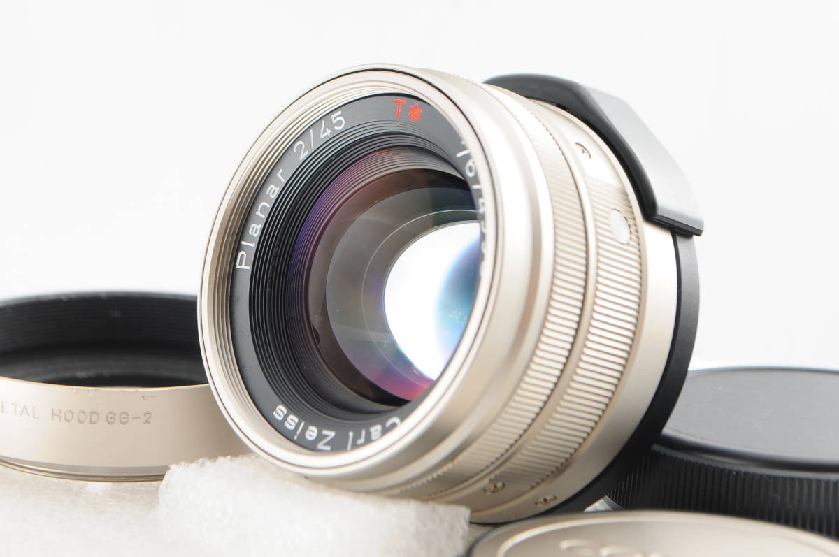 カメラ レンズ(単焦点) ヤフオク! -「contax planar 45mm f2」の落札相場・落札価格