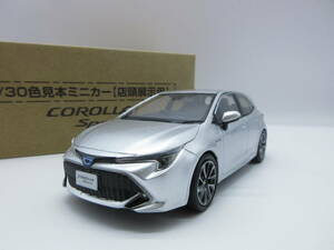 1/30 トヨタ 新型カローラスポーツ COROLLA SPORT　カラーサンプル 非売品 ミニカー　シルバーメタリック