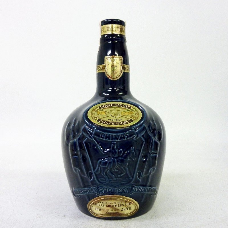 シーバス・ブラザーズ ロイヤル・サルートLXX21年 黒陶器700ml40