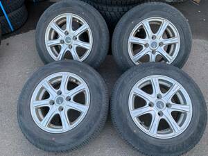 Y893 155/80R13 DUNLOP ダンロップ 2018年 PCD100 4H 5J 35 4本セット