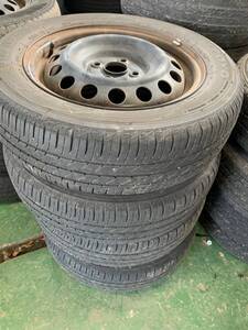 Y875 175/65R15 TOYO トーヨー 2021年 PCD100 4H 5J NZE164 フィールダー FIELDER AXIO アクシオ 4本セット キャップ付き