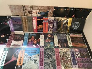 ディープパープル帯付きLP16枚セット　ポスター2枚/カレンダー付属　DEEP PURPLE/OBI