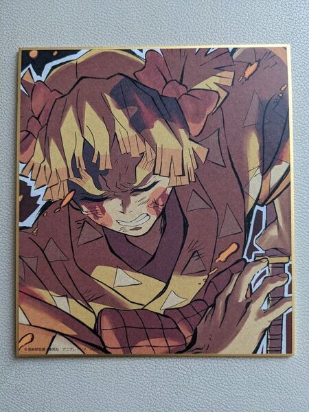 【鬼滅の刃】全集中展 ミニ色紙 我妻善逸