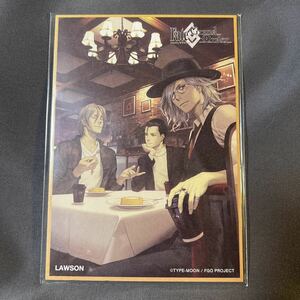 Fate/Grand Order FGO ローソン オリジナルミニ色紙 巌窟王、ホームズ、サリエリ