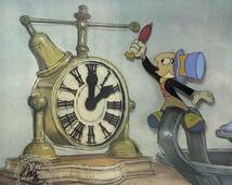 Disney　ディズニー　ピノキオ　ジミニー・クリケット　セル画　原画　限定　レア　入手困難 希少_画像2