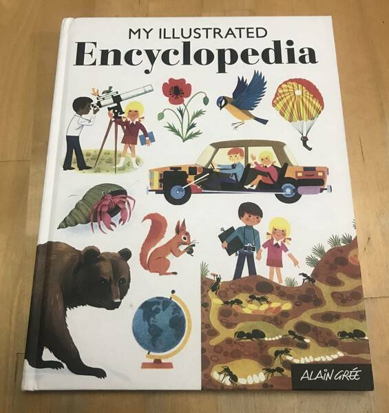 古本 洋書 絵本 MY ILLUSRATED Encyclopedia ALAIN GREE アラン・グレ button books