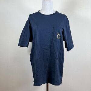 a00102 Magic Number × Sonny label スペシャルコラボレーション マジックナンバー Tシャツ L コットン100％ ネイビー 紺 胸ポケット 刺繍