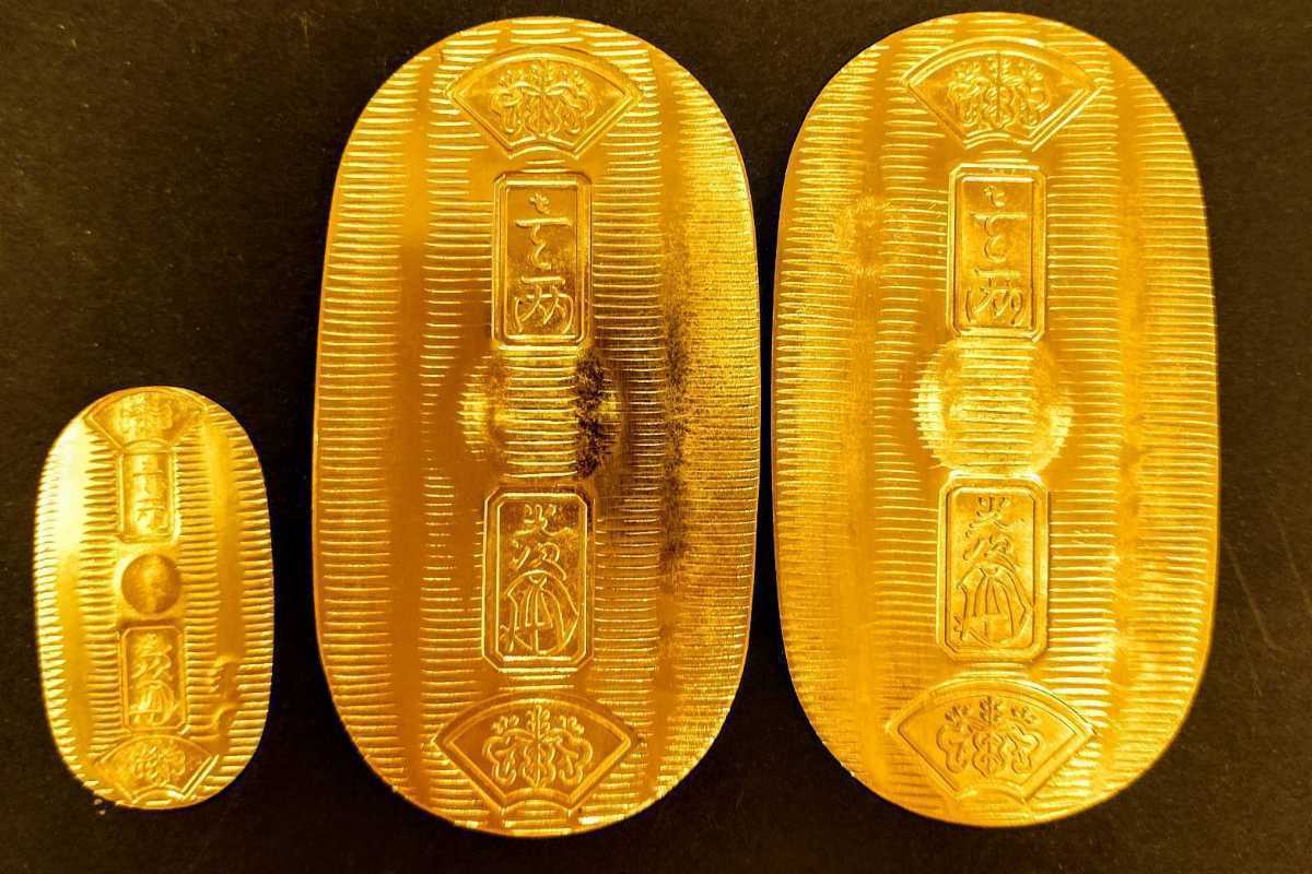 店舗 関東 万延小判 包み金 レアもの 幕末古銭アンティーク 旧貨幣