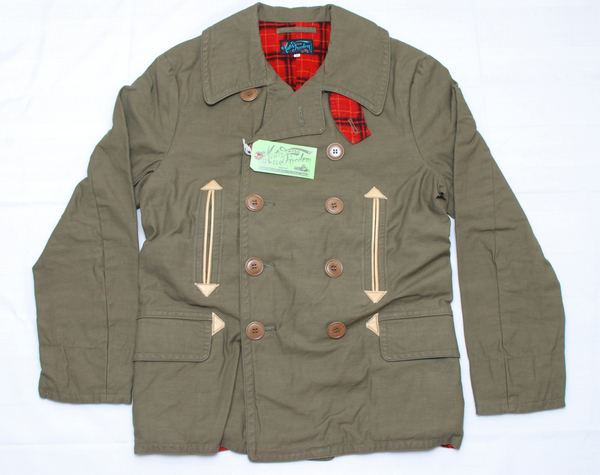 新品 ミスターフリーダム　Mister Freedom MAC JACKET 40 Pコート ピーコート 軍 モッズコート　sugara cane