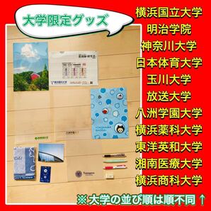 ◆希少セット大学限定グッズ豪華14点セット◆横浜国立大学 明治学院 神奈川大学 日本体育大学 玉川大学 東洋英和大学放送大学ほか◆