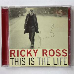 リッキーロス ディーコンブルー サイン入り SIGNED RICKY ROSS This is The Life CD レア盤 DEACON BLUE 2002