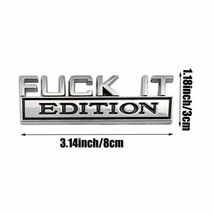 ◆新品◆ Fuck it! ◆FUCK-IT EDITION(くそったれ！ ちくしょう！ やめろ！）/ 自動車 バイク 平面☆ABS ステッカーメッキ_画像1