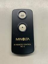 【wy-13-061】MINOLTA RC-3 リモートコントロール ミノルタ　ジャンク　_画像1