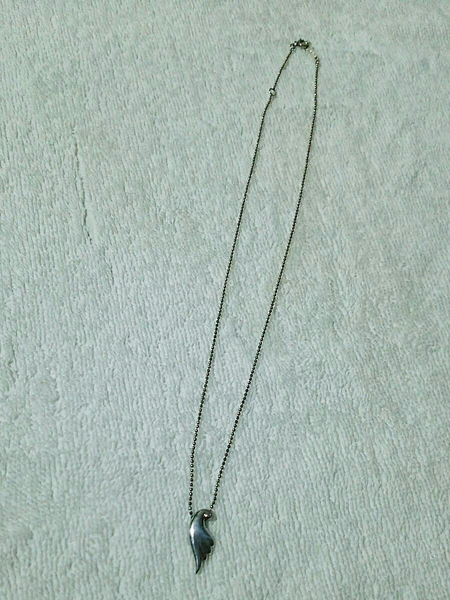 シルバーネックレス silver 925 羽モチーフ