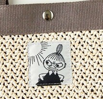 ムーミン moomin リトルミイ 白い かごバッグ お出かけバッグ 可愛いバッグ トートバッグ ミニハンドバッグ_画像2