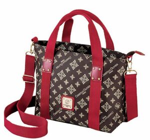  Christian olibie Paris CHRISTIAN OLIVIER PARIS monogram pattern 2Way shoulder bag rouge function .. shoulder multi bag 