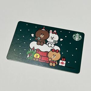 海外　スターバックス　カード　LINEフレンズ