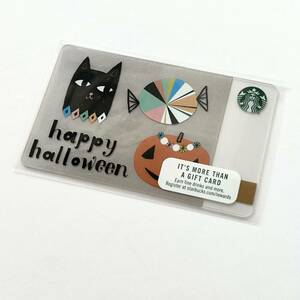 海外　スターバックス　カード　ハロウィン　猫