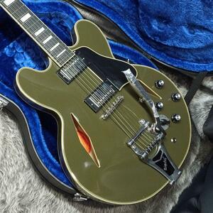 Epiphone Shinichi Ubukata ES-355 Custom Bigsby Olive Drab