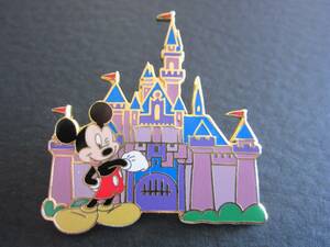  Disney Land # Mickey .... forest. beautiful woman. castle # pin 