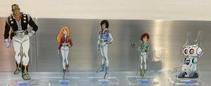  unused unopened Crusher Joe acrylic fiber stand 5 body set #jou# Alf .n#ta Roth # Ricky # Don go# Yasuhiko Yoshikazu # Takachiho Haruka 