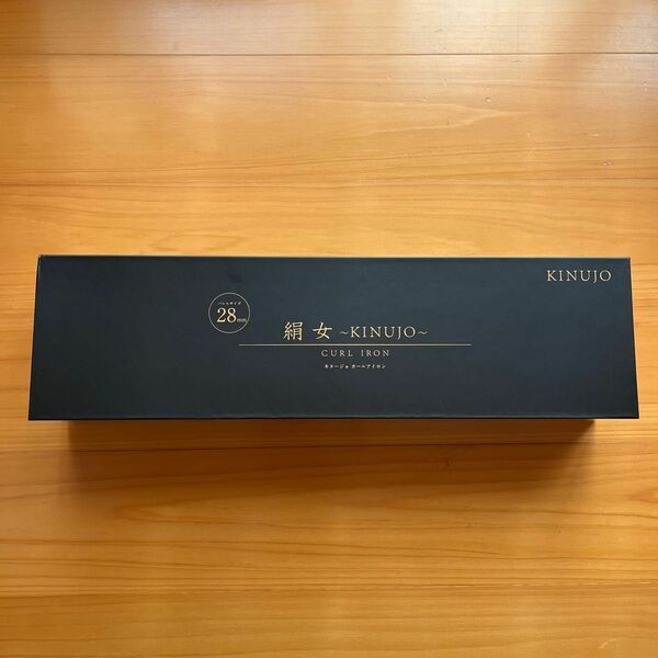 【新品・未使用品】KINUJO KC028 絹女 CURL IRON 28mm ホワイト　キヌージョ　カールアイロン