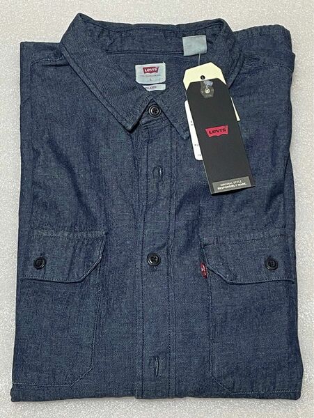 LEVI’S シャンブレーク ワークシャツ 